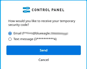 Campi e-mail alternativa e Mobile compilati e pulsante di salvataggio
