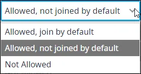 Opzioni Join/Leave Queue