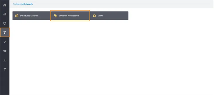 Riquadro Dynamic Notification