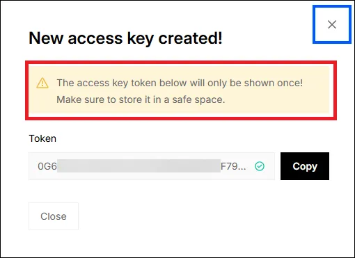 Token della chiave di accesso