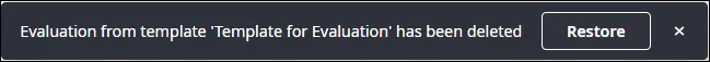 Opzione di eliminazione della valutazione