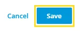 Pulsante Save del filtro personalizzato