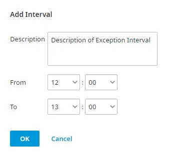 Finestra Add Interval
