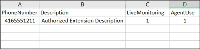 Formato del file di importazione